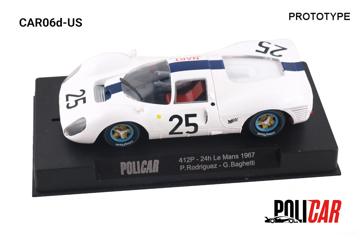 PCAR06D 412P #25 24th Le Mans 1967 P. Rodriguez G. Baghetti